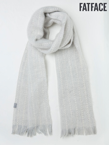 FatFace Grey Stitch Detail Scarf (E46422) | €23.50