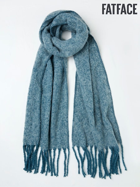 FatFace Blue Boucle Scarf (E46426) | €23.50