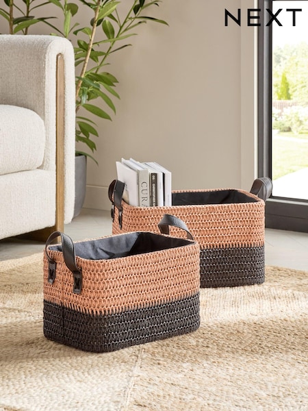 Set of 2 Bronx Storage Baskets (E46444) | 51 €