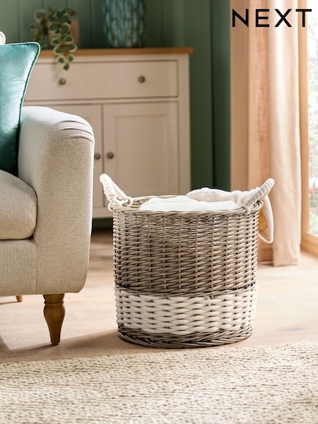Natural Medium Malvern Storage Basket (E46446) | €50