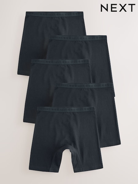 Negro - Shorts Long Leg Briefs 5 Pack (2-16yrs) (E46467) | 17 € - 25 €