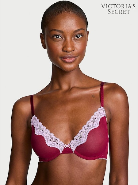 Victoria's Secret Campari Red Unlined Demi Bra (E46496) | €27
