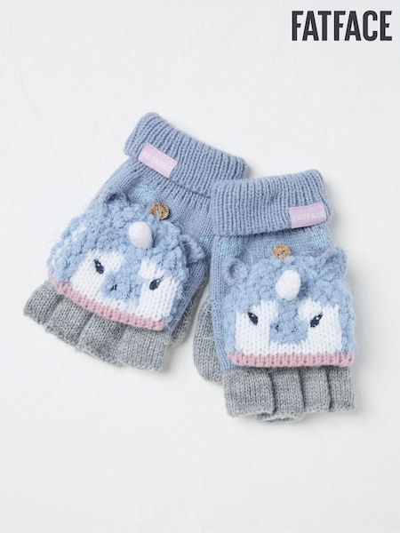FatFace Blue Unicorn Gloves (E46561) | €10.50