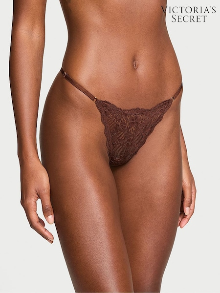 Victoria's Secret Ganache Nude G String Lace Knickers (E46622) | €15.50