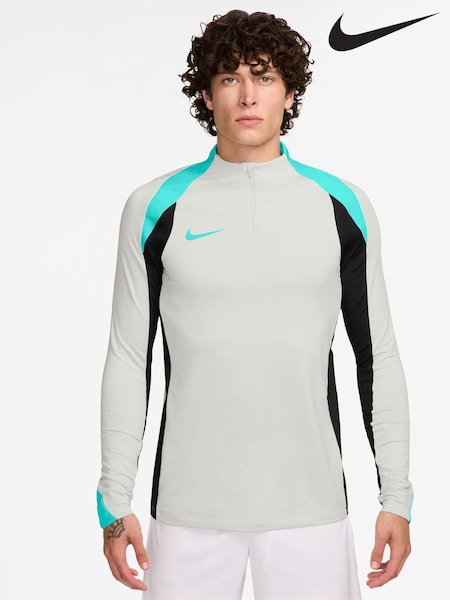 Nike White/Black Dri-FIT Strike Quarter Zip Training Top (E46677) | €79