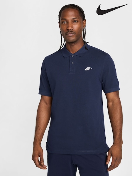 Nike Navy Club Short Sleeve Polo Shirt (E46736) | 2,283 UAH