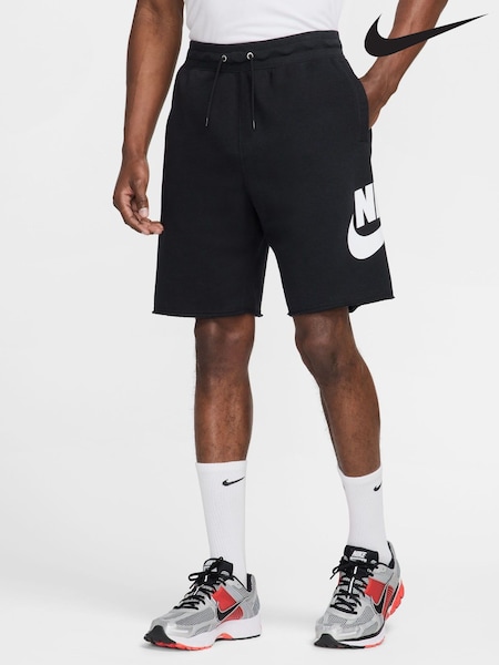 Nike Black Club Graphic Print French Terry Shorts (E46787) | €57