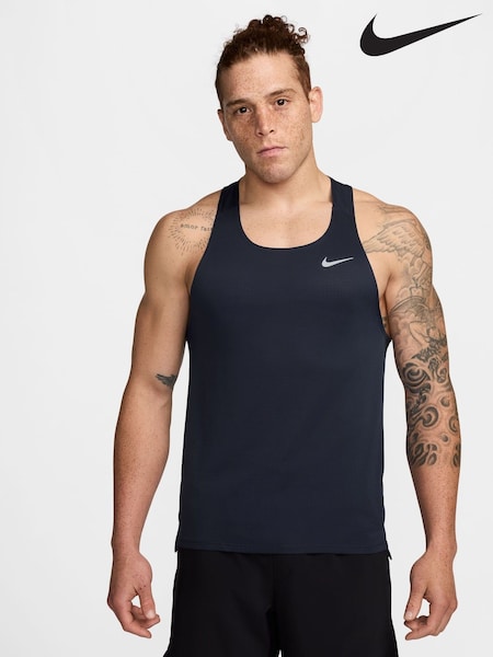 Nike Obsidian Fast Dri-FIT Running Singlet Vest Top (E46798) | €54