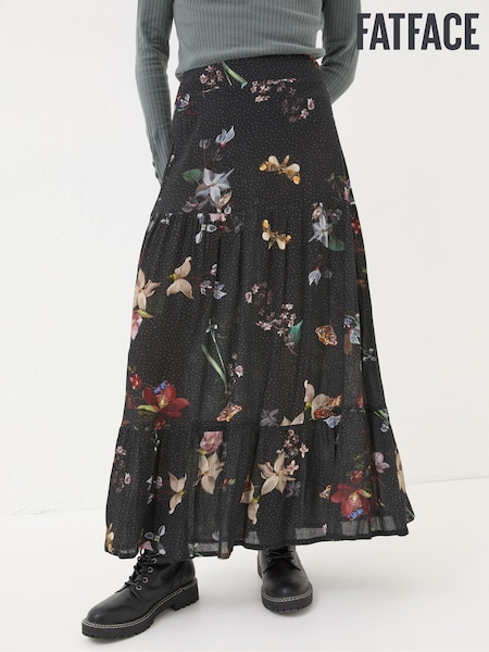 FatFace Black Anika Moonlit Skirt (E46915) | €42