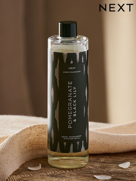 Pomegranate and Black Lily 200ml Fragranced Reed Refill Diffuser (E47113) | €15.50