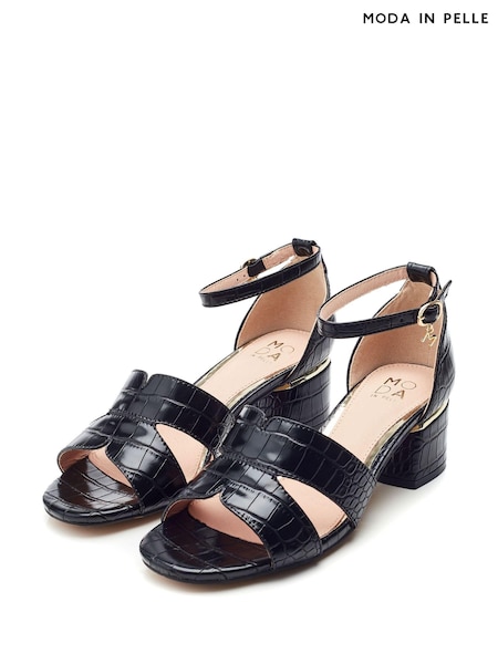Moda In Pelle Nafiah H-Band Block Heel Sandals (E47409) | AED259