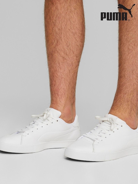Puma White Mens Fusion Classic Golf Shoes (E47998) | €113