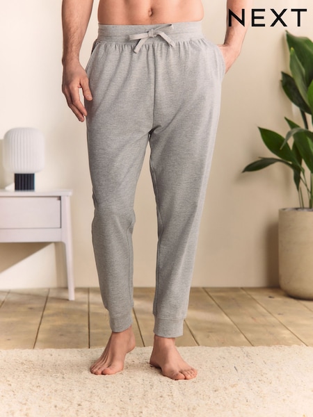Grey Marl Cuffed Slim Lightweight Joggers (E48058) | €24