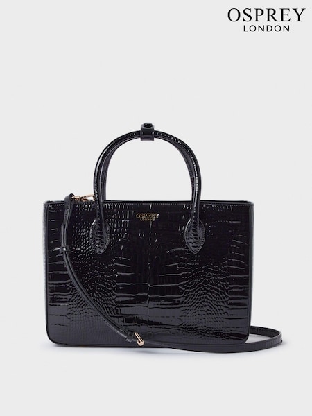 OSPREY LONDON The Fulham Faux Leather Grab Bag (E48078) | ₪679