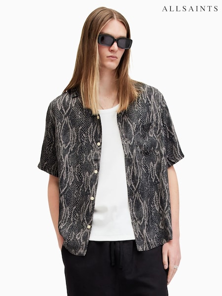 AllSaints Black Boomslang Shirt (E48204) | €72