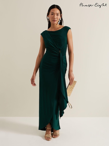 Phase Eight Green Donna Maxi Dress (E48261) | OMR43
