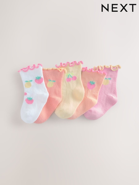 Bright Fruit Baby Socks 5 Pack (0mths-2yrs) (E48281) | BGN 21