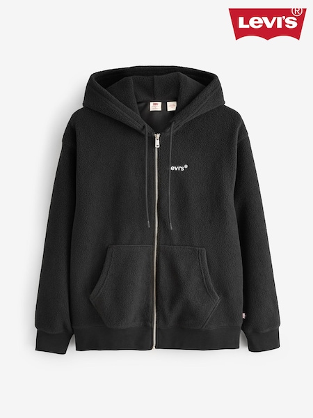 Levi's® Black Relaxed Polar Zip Up Fleece (E48338) | €86