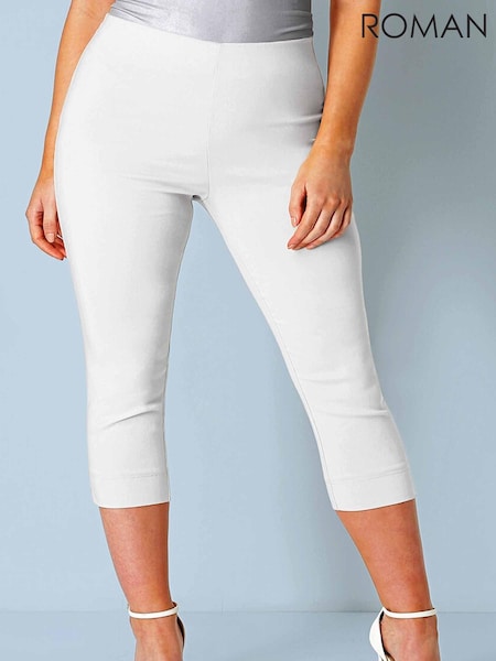 Roman Cropped Stretch Trousers (E48388) | 45 €