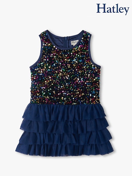 Asul - Hatley Rainbow Coins Sequin And Tulle Puff Dress