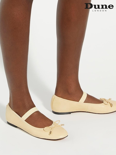 Rumena - Dune London Helenas Flexible Sole Elastic Ballerina Flats (E48507) | € 44