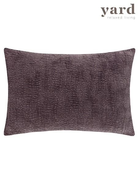 Yard Flint Grey Osaka Chenille Cushion (E48618) | 129 QAR