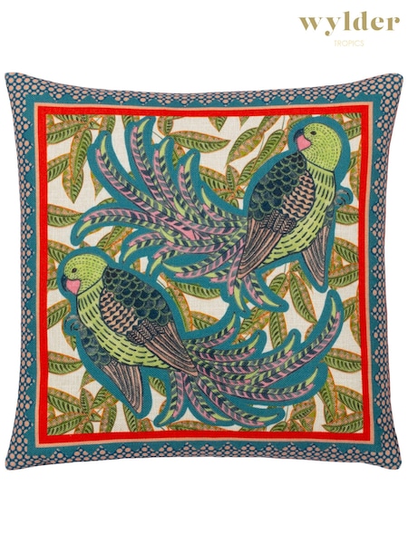 Wylder Multicolour Karasi Parrots Tropical Cushion (E48669) | €37