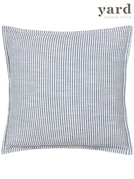 Yard Truro Stripe Yarn Dyed 100% Cotton Cushion (E48685) | €25