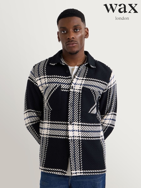 Negro - Regular Wax London Whiting Overshirt