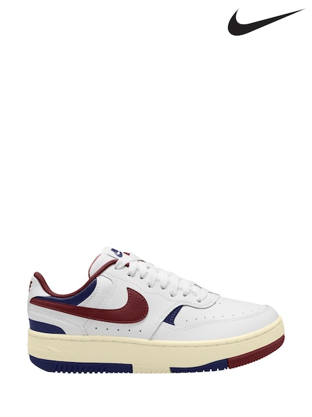 Nike White/Burgundy Gamma Force Trainers (E50014) | €127