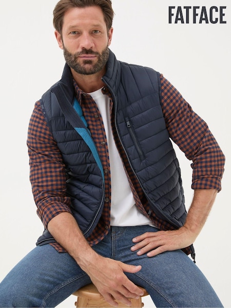 FatFace Blue Navy Dartmouth Gilet (E50252) | €59