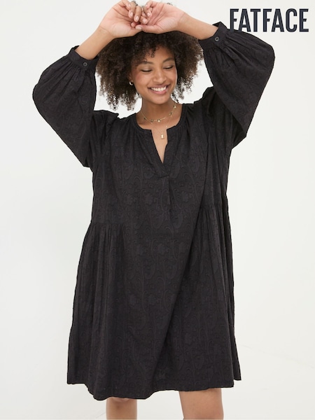 FatFace Anona Black Swing Dress (E50254) | €42