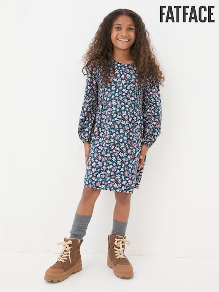 FatFace Rhea Blue Floral Dress (E50257) | €15.50