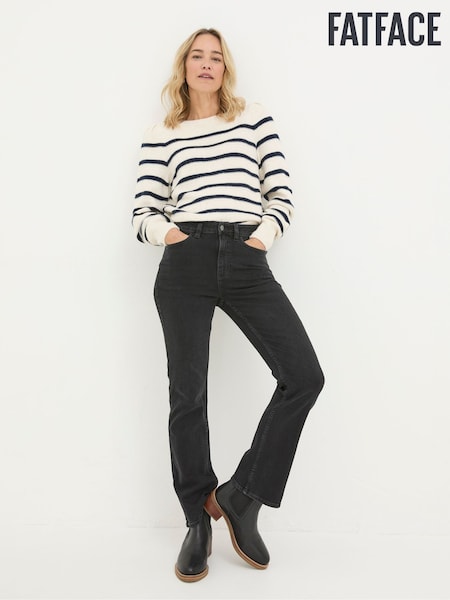 FatFace Brooke Black Bootcut Jeans (E50309) | €46