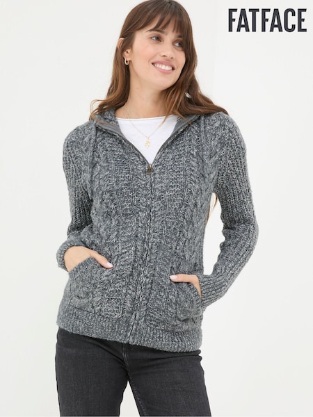 FatFace Alicia Charcoal Grey Hoodie (E50333) | €50
