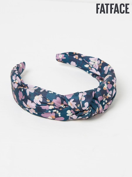 FatFace Teal Blue Ditsy Print Headband (E50340) | €6.50
