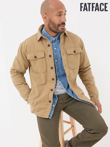 FatFace Walderton Beige Overshirt (E50416) | €52.50