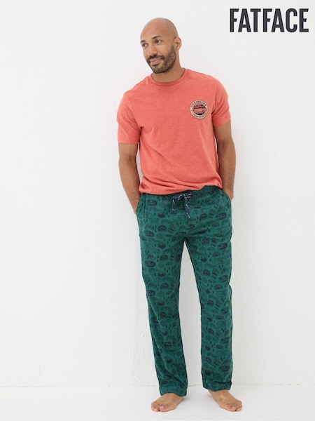 FatFace Green Outdoors Pyjama Bottoms (E50417) | €33