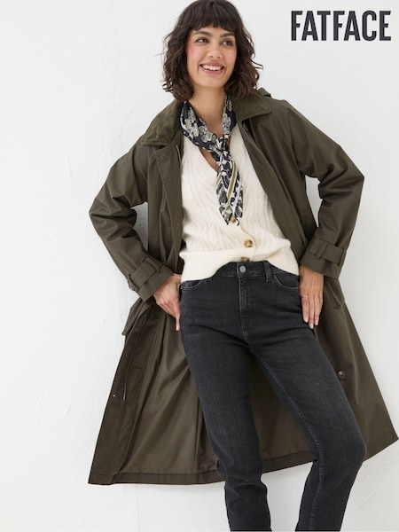 FatFace Audrey Green Trench Coat (E50434) | €105