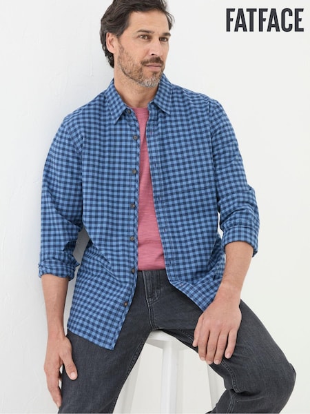 FatFace Blue Everly Gingham Shirt (E50484) | €39.50