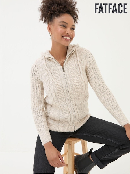 FatFace Alicia Ivory Hoodie (E50515) | €50
