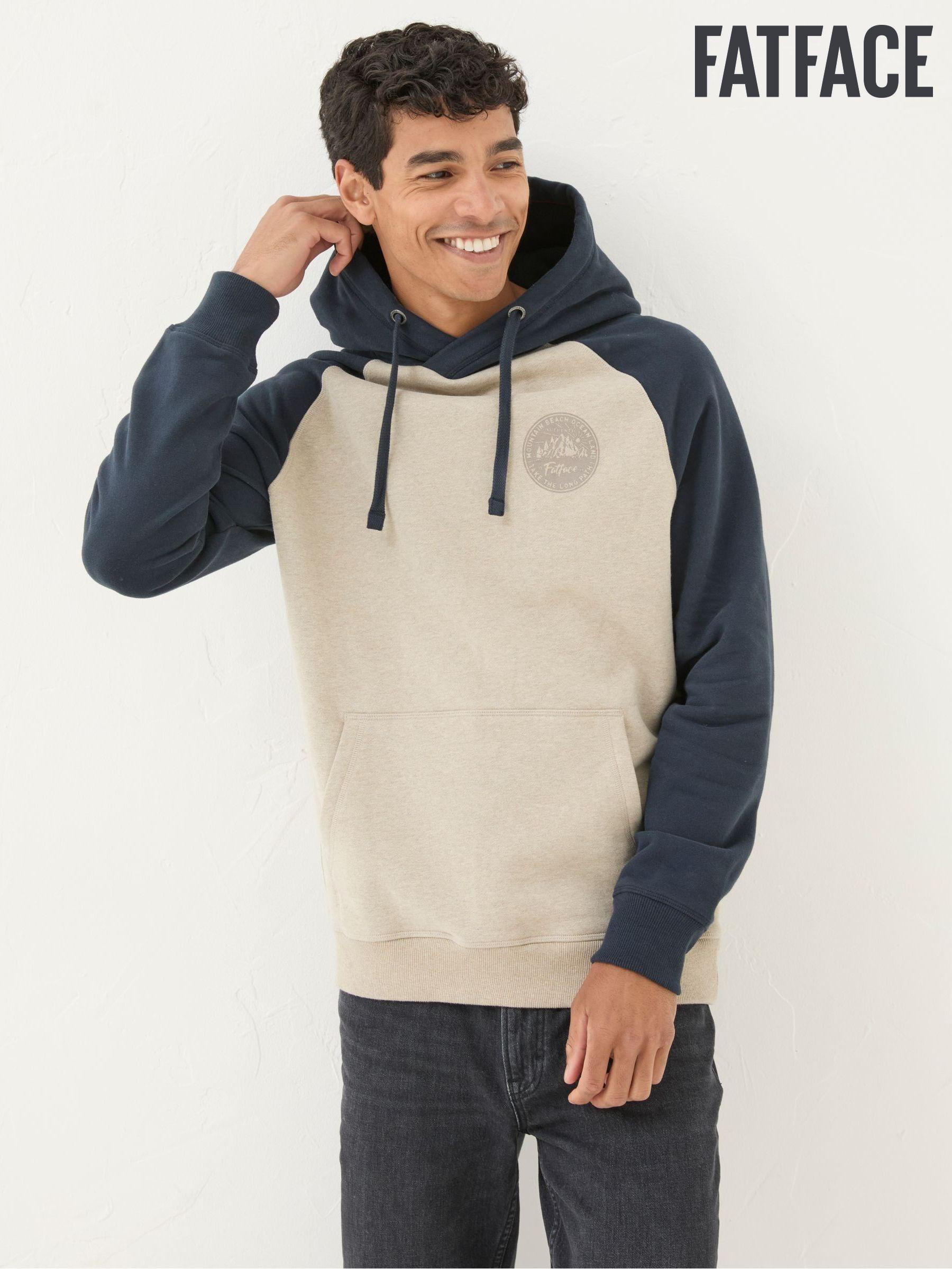 Men s Fat Face Colour Block Hoodies Next Luxembourg