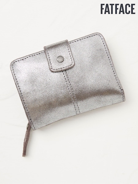 FatFace Etta Silver Zip Purse (E50575) | €26