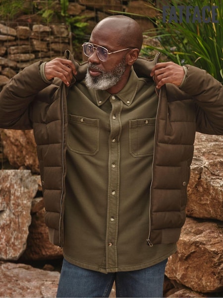 FatFace Petworth Green Cotton Shirt (E50583) | €33