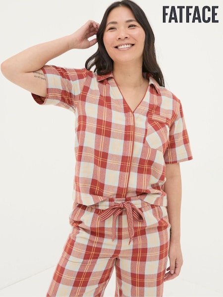 FatFace Red Check Pyjama Top (E50589) | €23.50