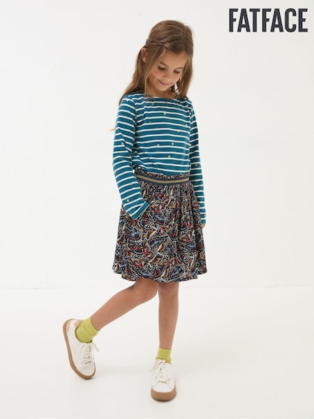 FatFace Multi Butterfly Print Skirt (E50607) | €15.50