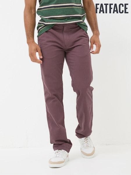 FatFace Purple Plum Modern Coastal Chinos (E50655) | €39.50