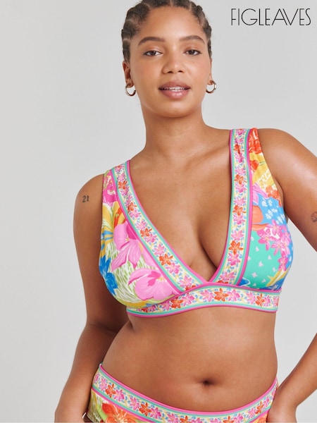 Figleaves Pink Frida Soft Plunge Bikini Top (E50713) | 20 €
