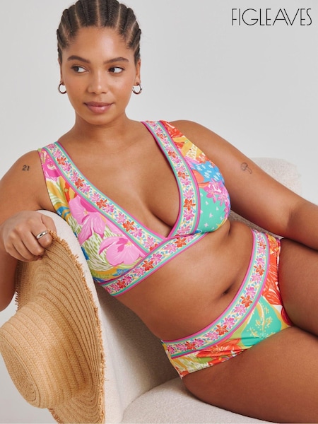 Figleaves Pink Frida Classic Bikini Briefs (E50715) | 71 LEI