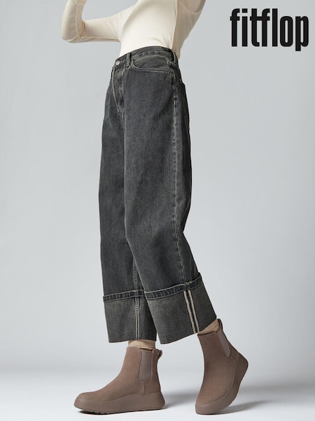 Fitflop F-Mode Suede Flatform Chelsea Boots (E50736) | €99